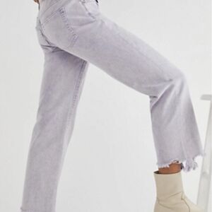 We The Free Light Purple Flare Jeans